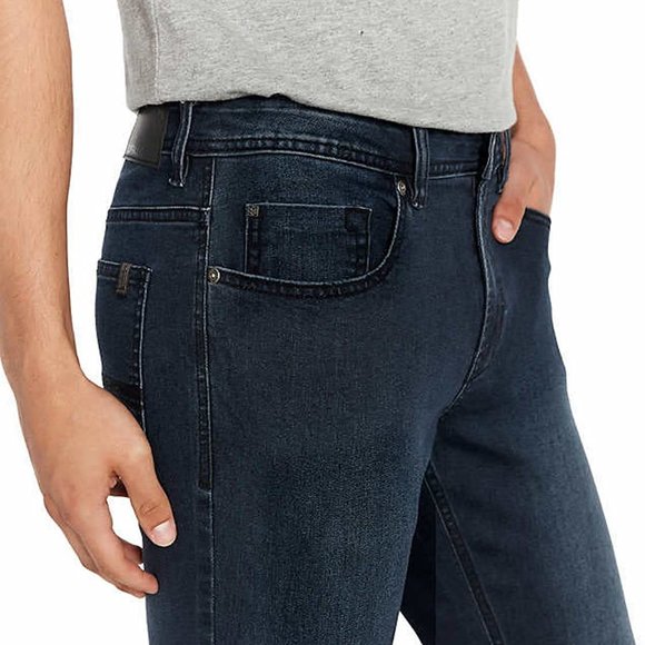 NWT Buffalo David Bitton Mens Slim Stretch Straight Jeans Blue 30x30 $100 DD298 - Picture 4 of 4